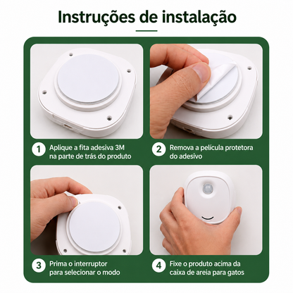 Eliminador Inteligente e Silencioso de Odores de Animais de Estimação