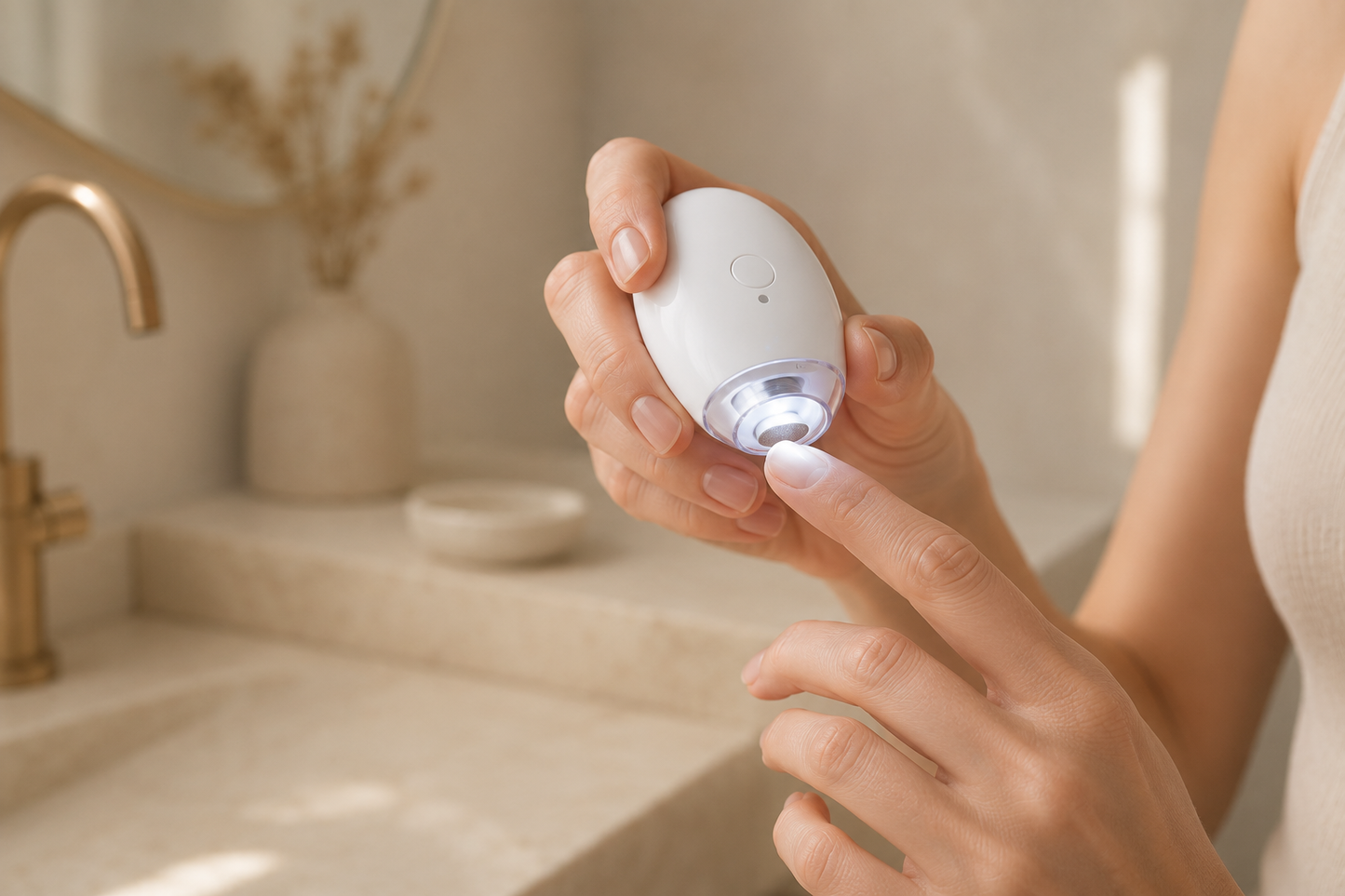 Cortador de unhas elétrico profissional com luz LED para toda a família